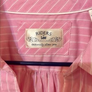 Chemise Femme Riders By Lee - Manches 3/4, Bleu Marine, Taille XL - Occasion Très Bon état